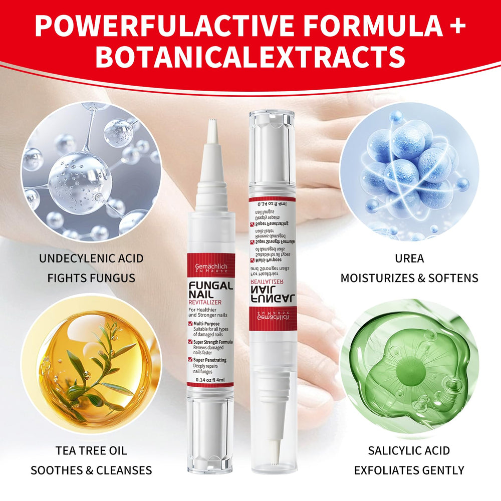 Gemächlich ZuHause Toenail Fungus Pen travel-packaging supports on-the-go nail care.
