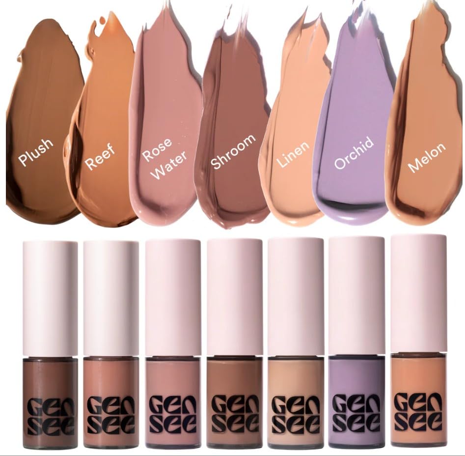 Gen See Plush swatch reveals versatile tones for eyes and lips.