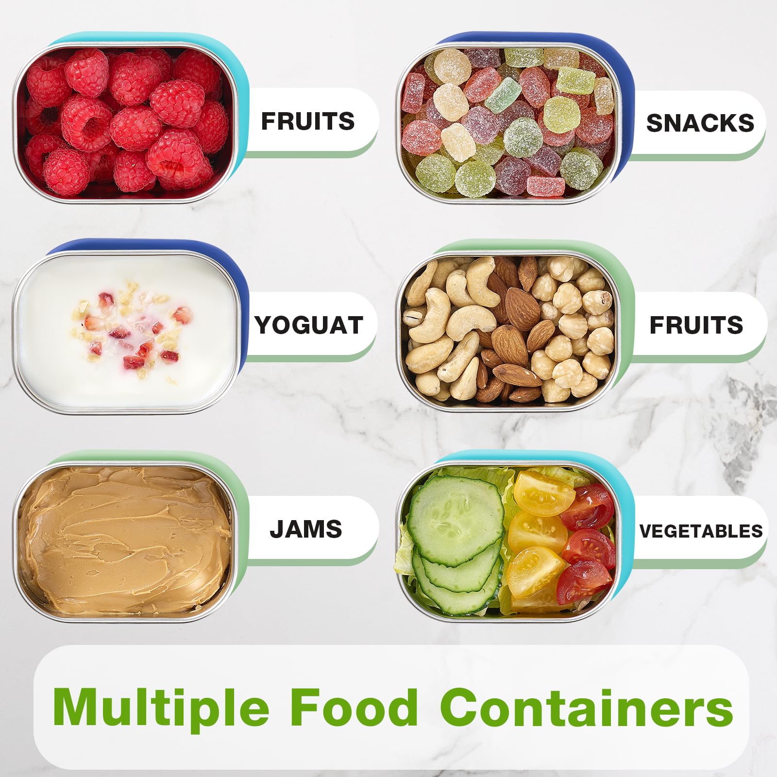 Gencywe dishwasher-safe snack containers easy to clean after meals.