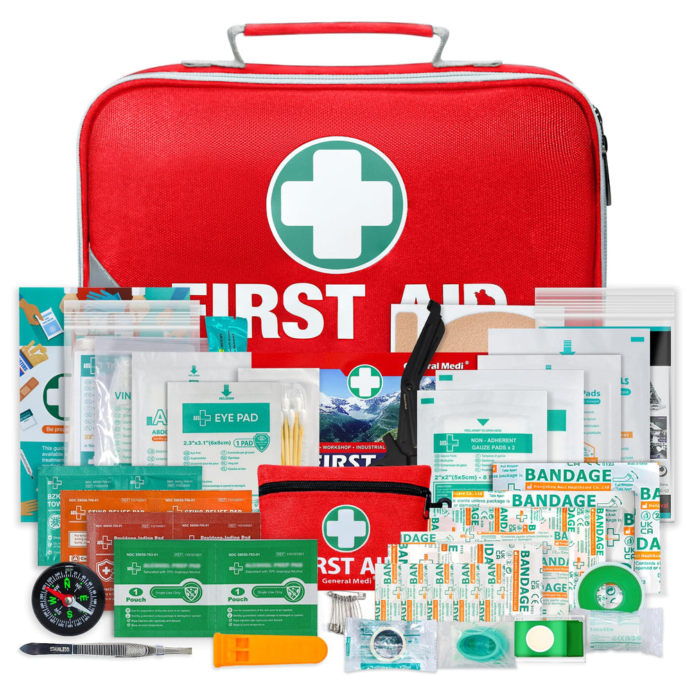 General Medi 2-in-1 first aid kit front view showing compact travel-friendly design
