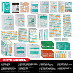 General Medi assorted bandages for quick wound care at home.