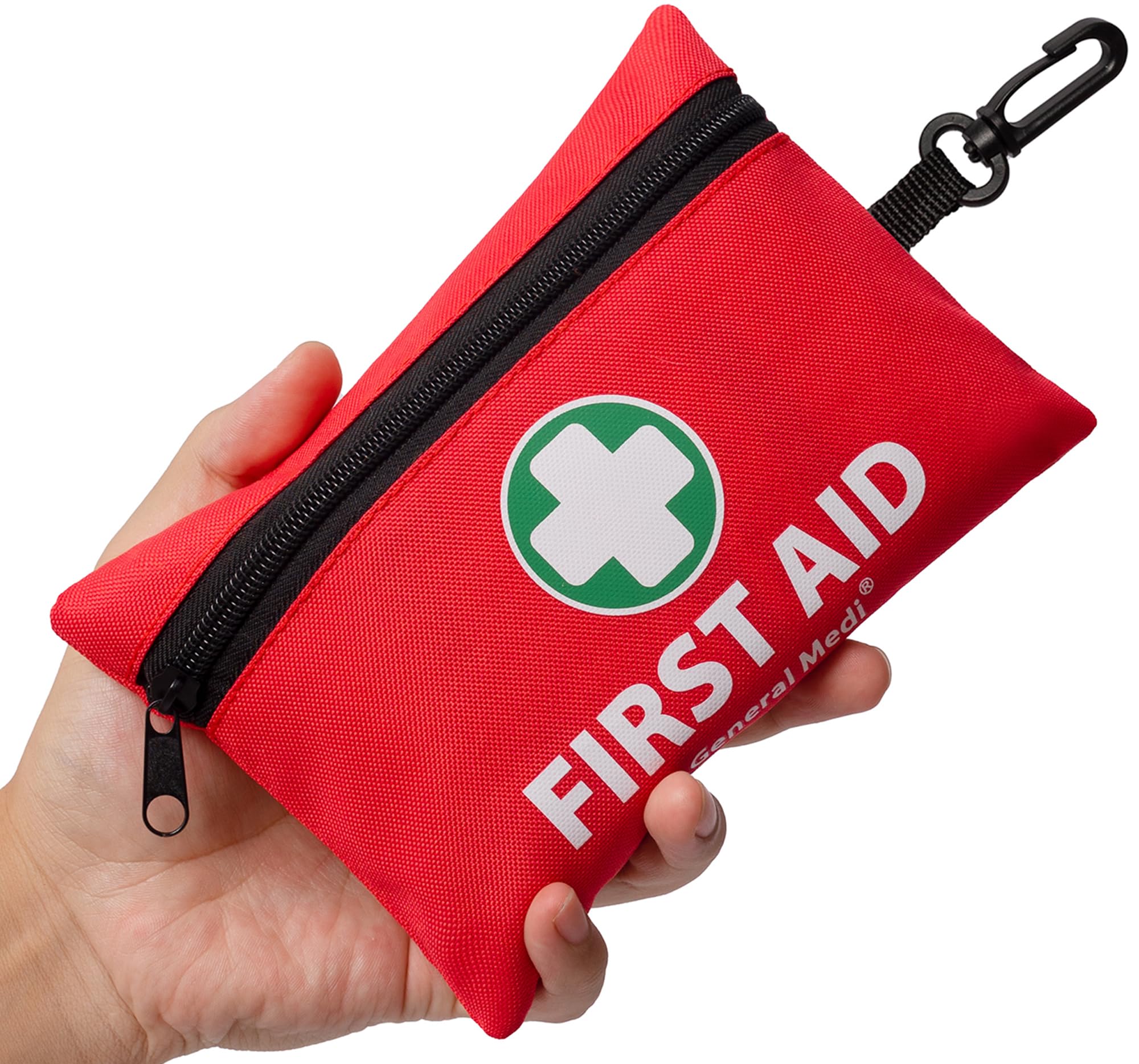 General Medi Mini First Aid Kit with 110 pieces for quick home or car care.