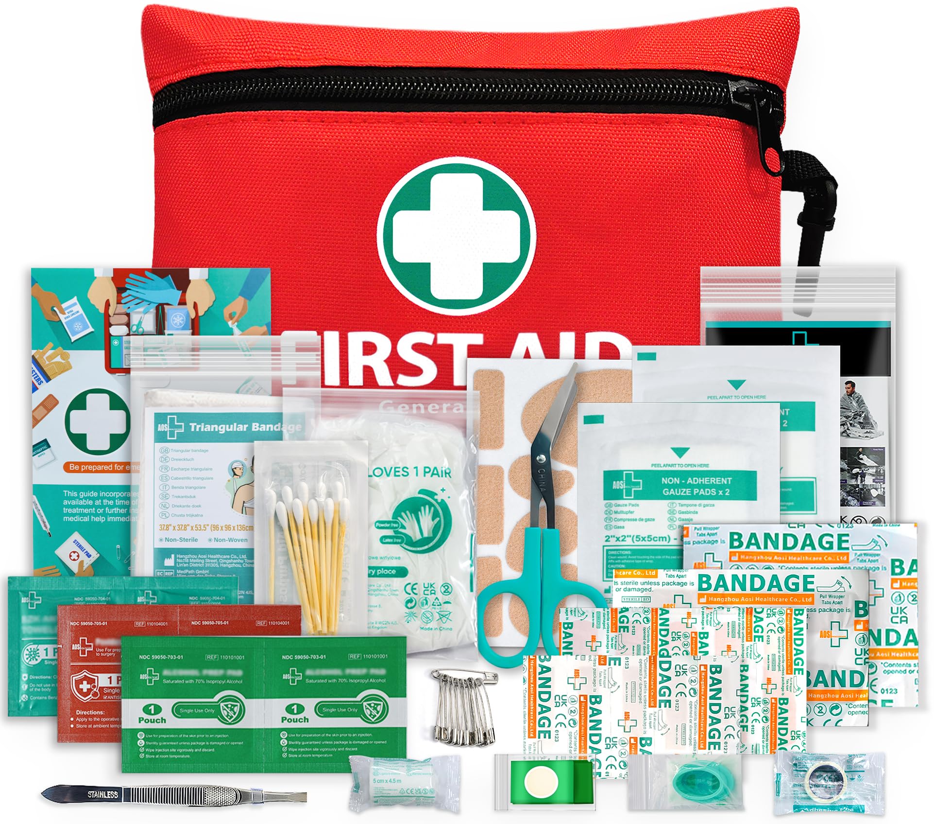 General Medi outdoor-ready first aid kit supports camping and hikes.