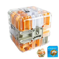 Generic 3D Maze Cube Ball Puzzle close-up, showcasing durable ABS and tactile play.