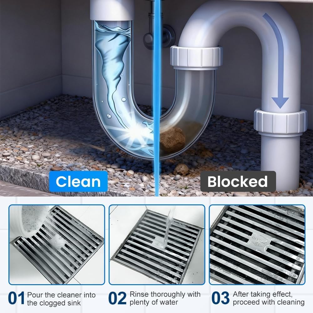 Generic 3PCS Wild Tornado Pipe Dredge container with foam action effect.