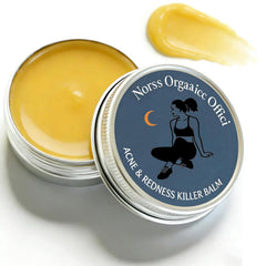 Generic Acne Balm jar with marigold and sea buckthorn for balanced pores