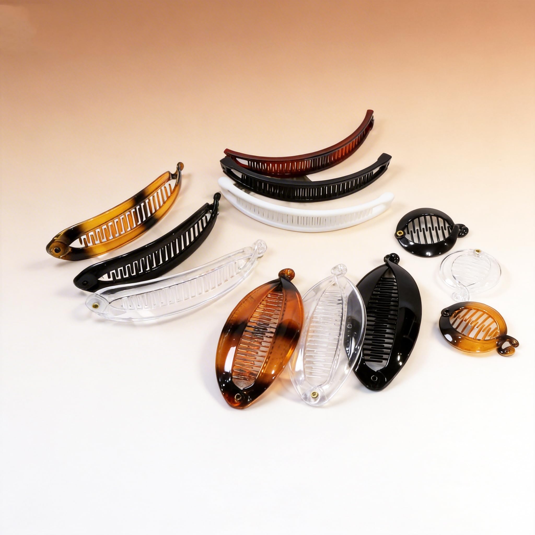 Generic Banana Clips make a thoughtful gift for retro styling.
