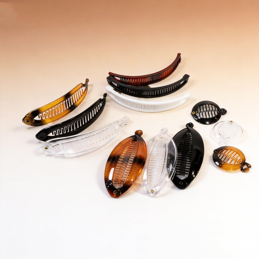 Generic Banana Clips make a thoughtful gift for retro styling.