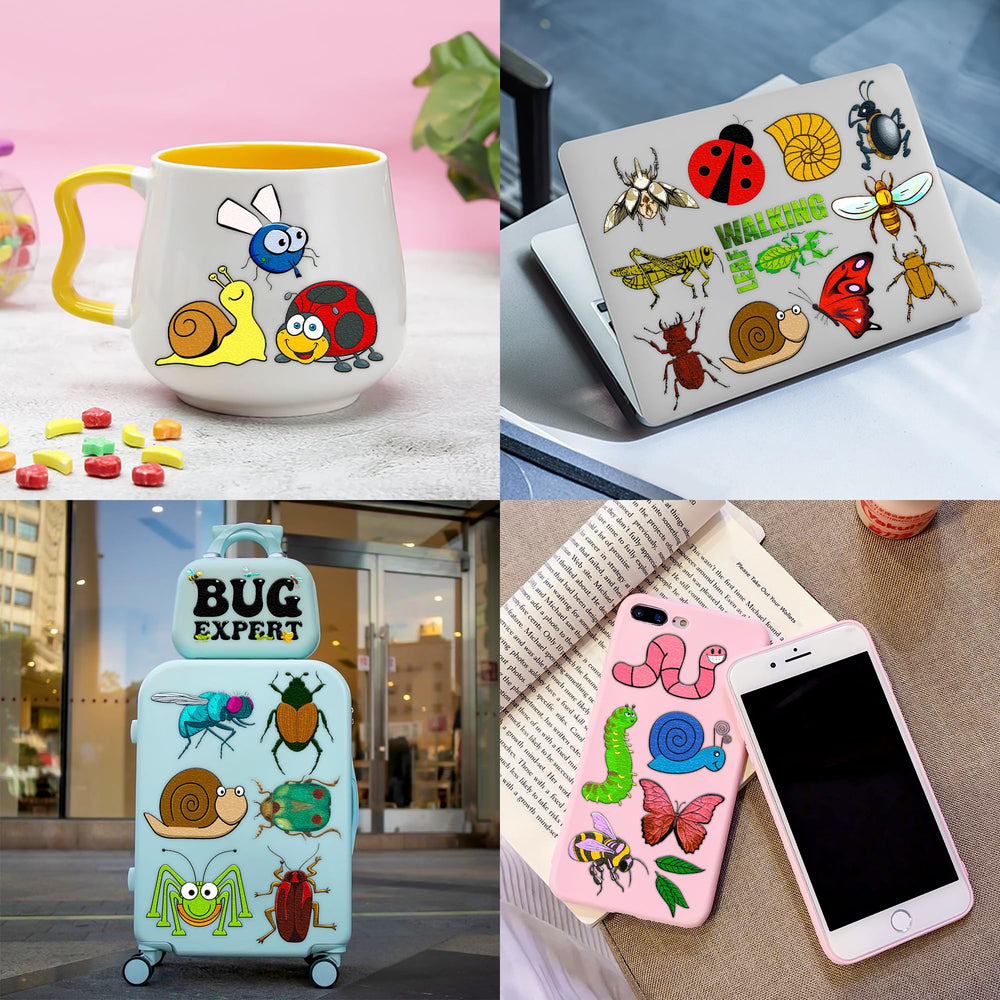 Generic Bug Tattoos grasshopper sheet for kids, outdoor-themed crafts and party treats.