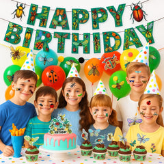 Generic Bug Tattoos ladybug sheet for kids, cute classroom prizes and party decorations.