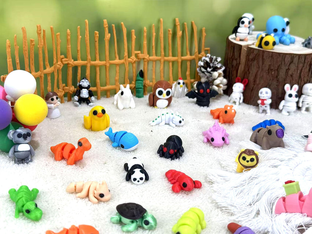 Generic collectible animals with varied expressions for gifting, trading, or shelving.