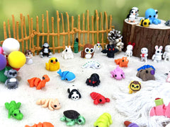Generic collectible animals with varied expressions for gifting, trading, or shelving.