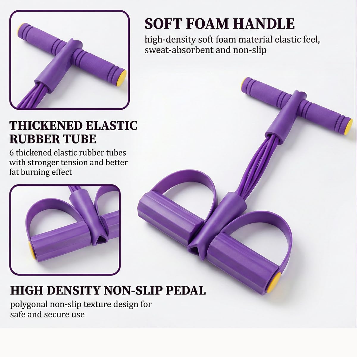 Generic compact equipment promotes space-saving workouts in dorms and small apartments.