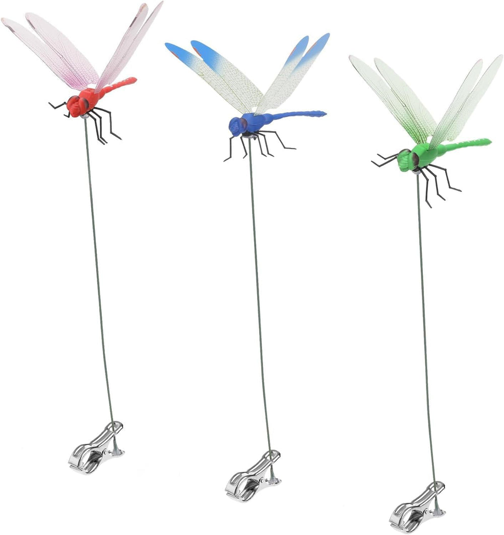 Generic Dragonfly Clip outdoor decoration for patios and borders.
