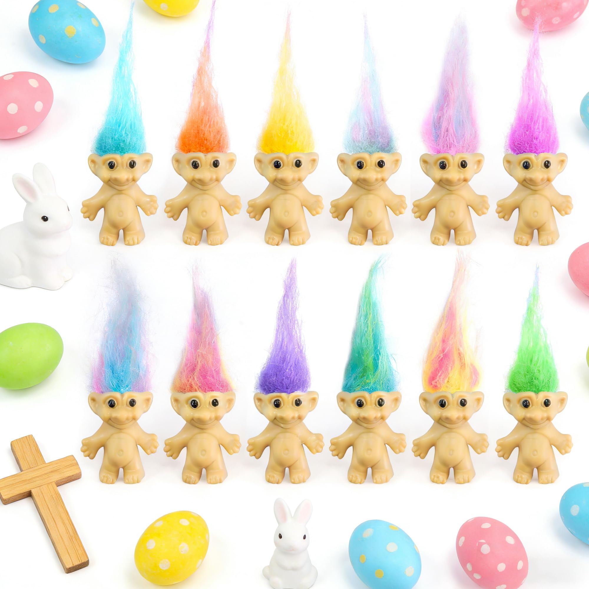Generic eggs measure about 2.36 inches tall, ideal for curious little hands.