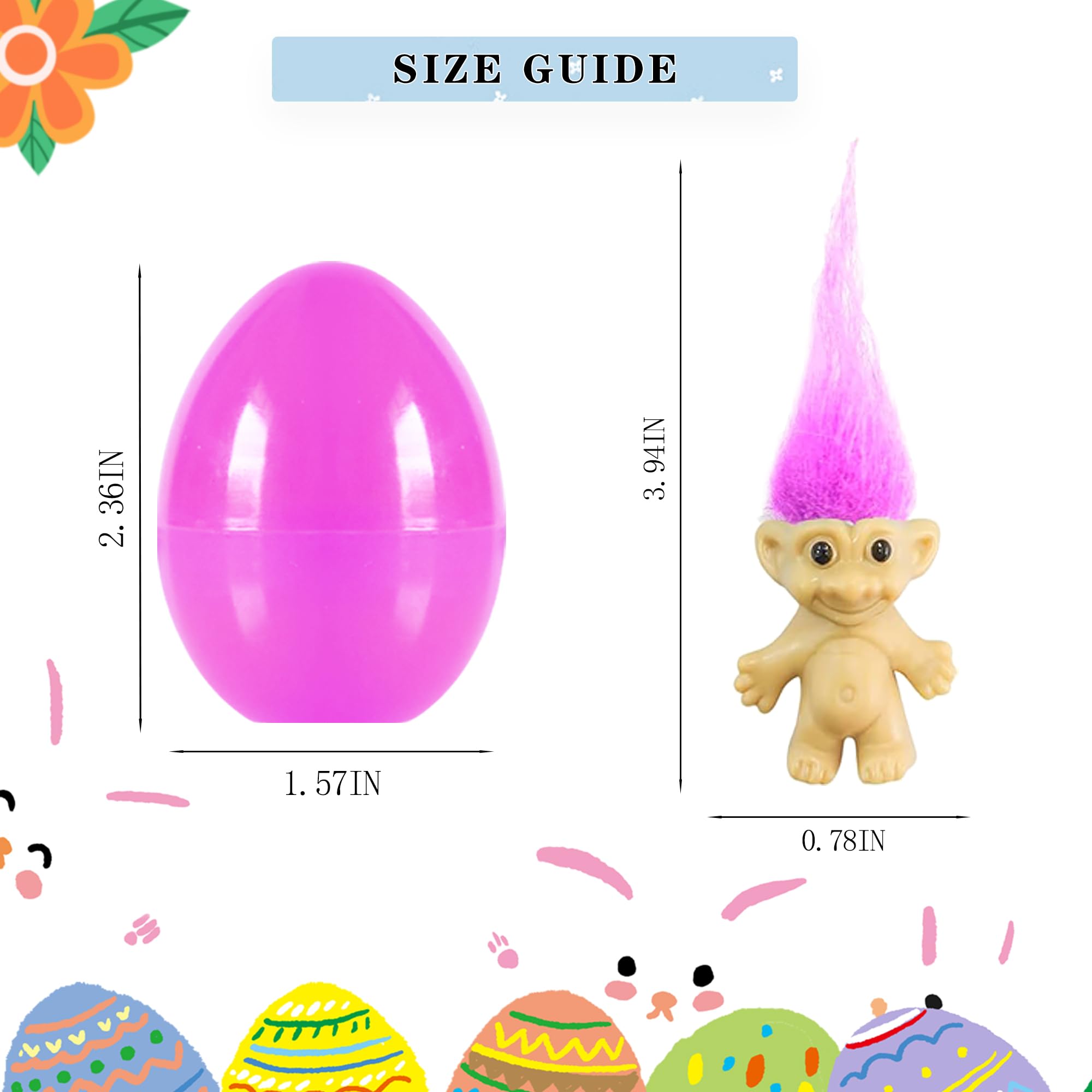 Generic prefilled eggs simplify Easter gifting with instant visual impact.