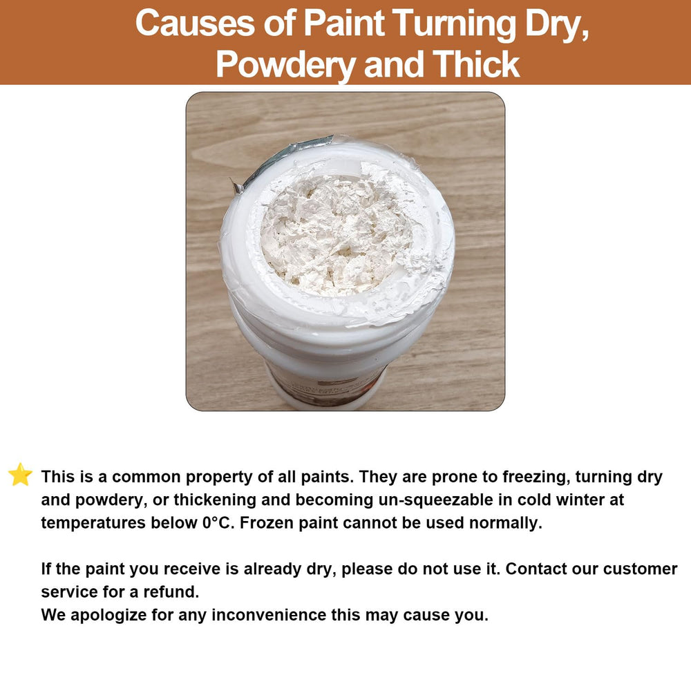 Generic fast-drying finish demonstrates touch-up film in 30 minutes.