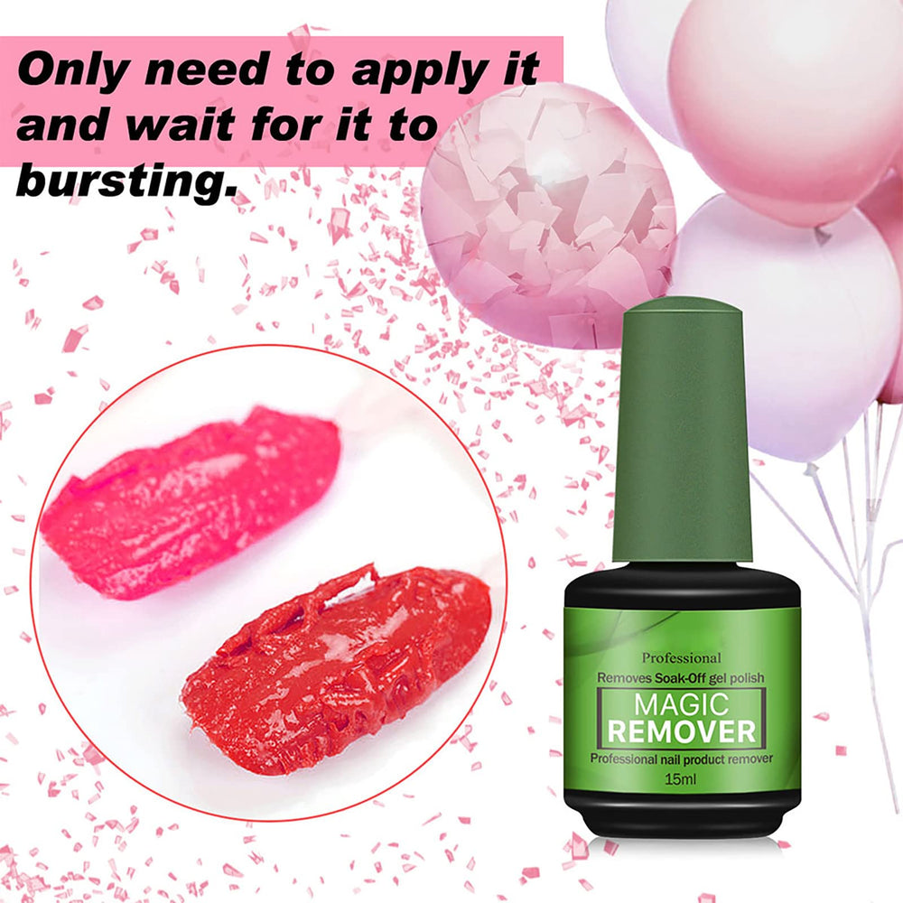 Generic Gel Nail Polish Remover travel-pack packaging, compact gift-ready.