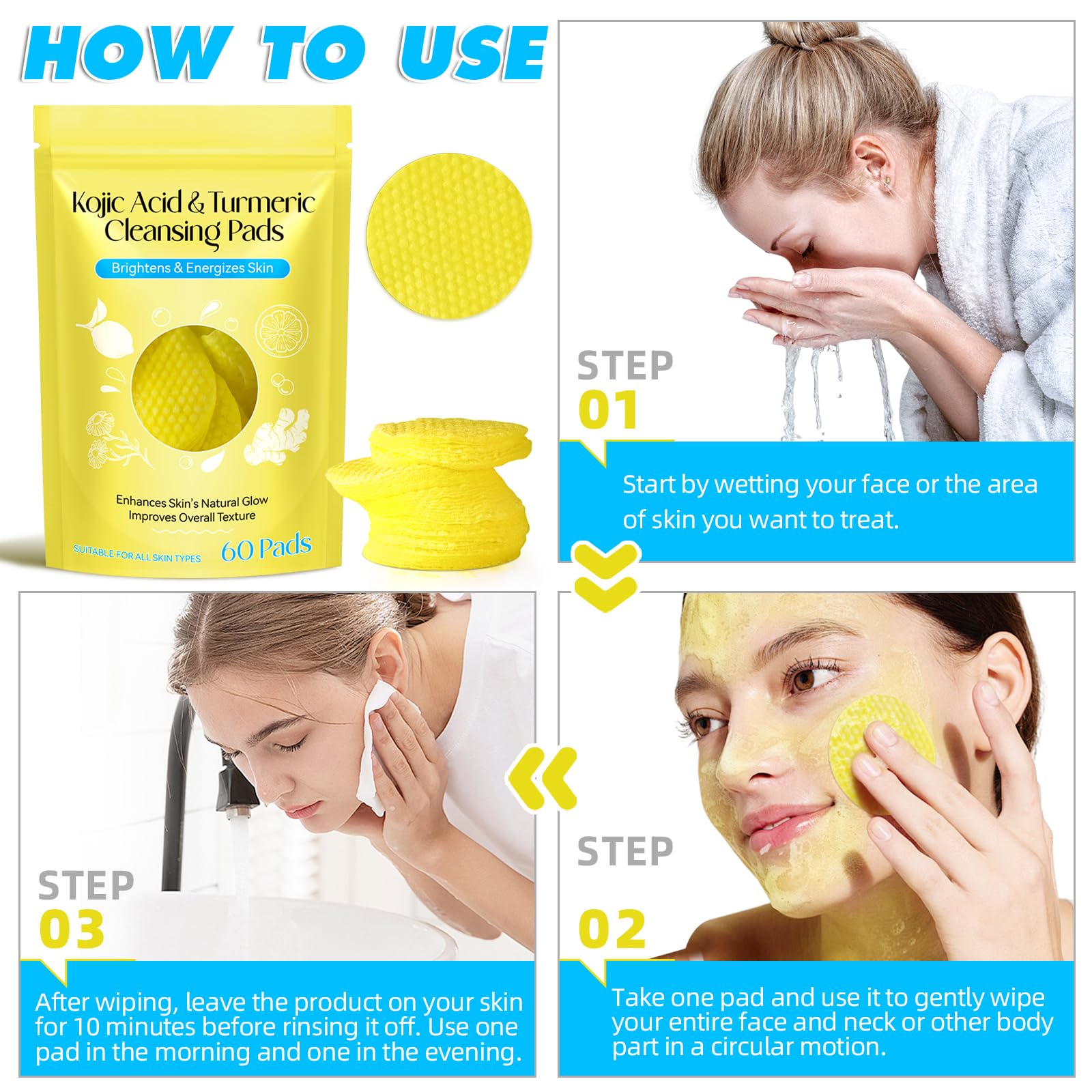 Generic glowing complexion after use with balanced hydration