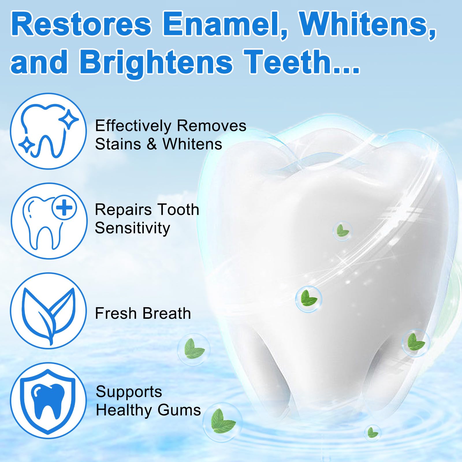 Generic Hydroxyapatite Toothpaste 2pc packaging for value and daily use.