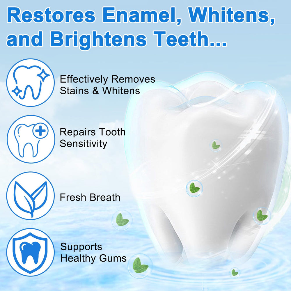 Generic Hydroxyapatite Toothpaste 2pc packaging for value and daily use.