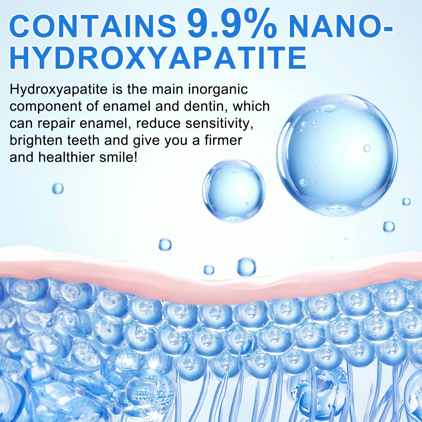 Generic Hydroxyapatite Toothpaste peppermint freshness for confident smiles.