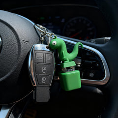 Generic Lizard Button Keychain colorful LEDs brighten moments of focus and calm.