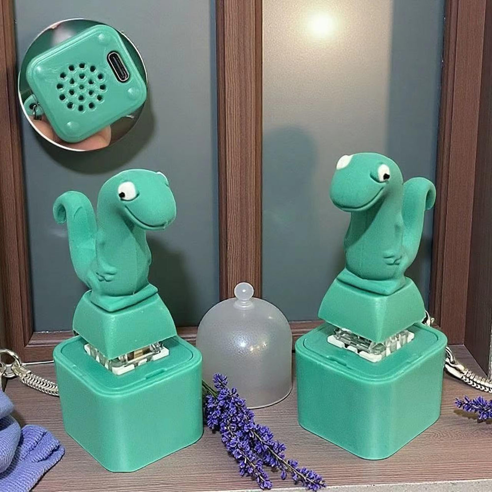 Generic Lizard Button Keychain gift-worthy novelty with entertaining tech appeal.