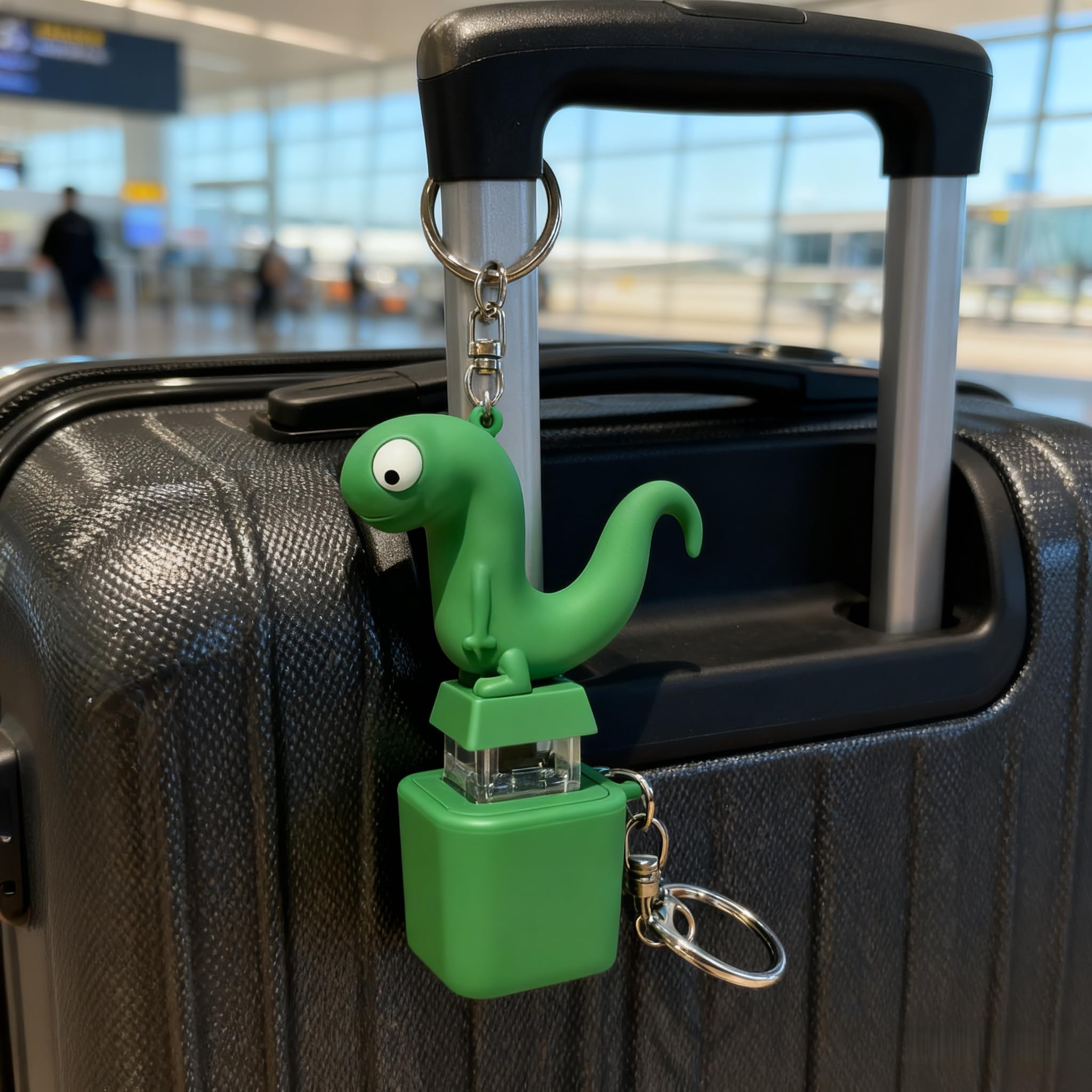 Generic Lizard Button Keychain one-press sound reveals playful effects.