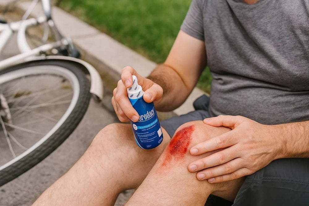 Generic Micro-dacyn antiseptic spray on skin aids minor irritations