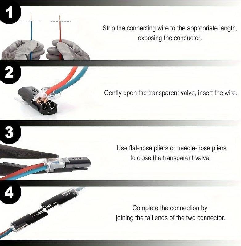 Generic model kits wiring connector demonstrating secure, long-lasting performance