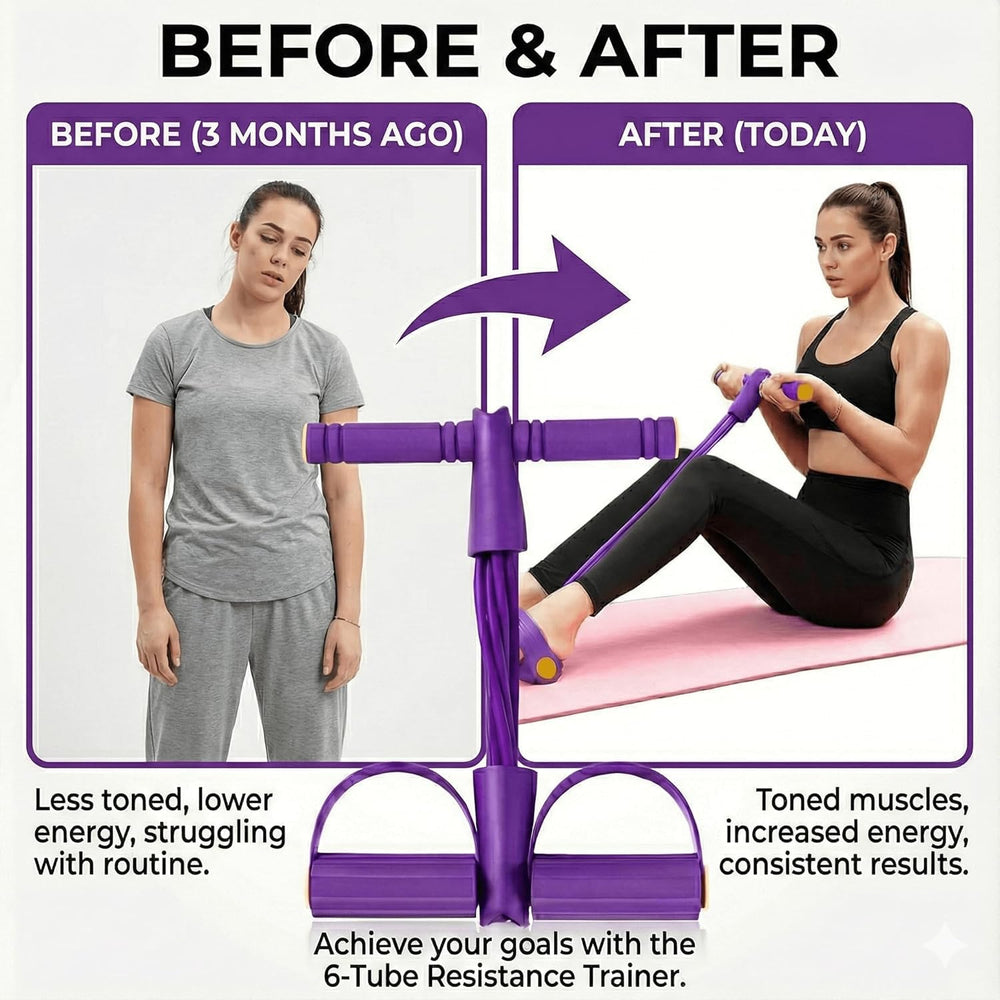 Generic portable fitness gear is lightweight and easy to store for home or travel.
