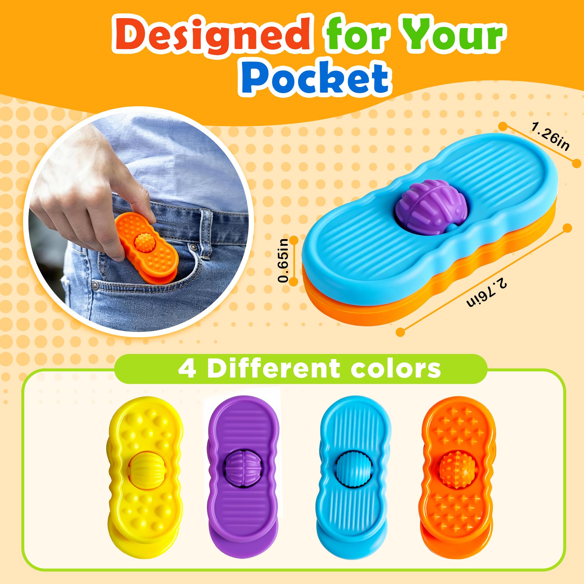 Generic Sensory Slider Stones bottom plate close-up demonstrates smooth glides for quiet use