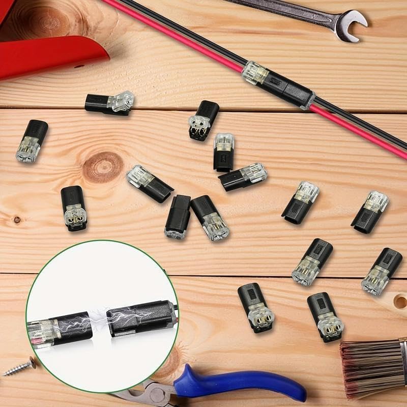 Generic locking buckle connector ensuring secure terminations for crafts