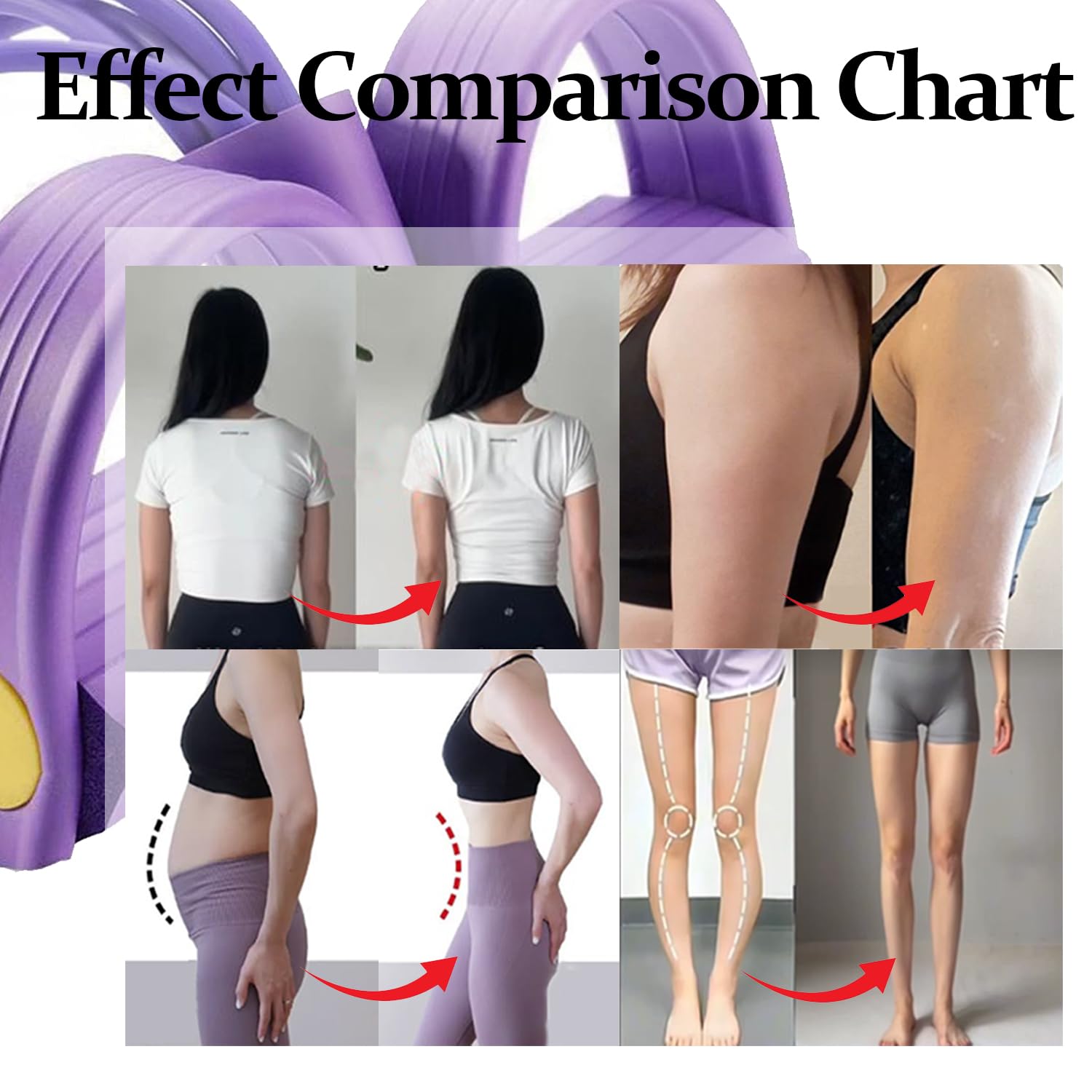 Generic six-tube set supports squats, lunges, curls and more.