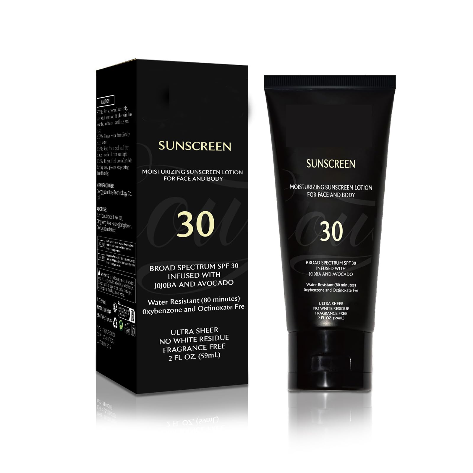 Generic Sunscreen Black Girl bottle front shows SPF 30 protection for melanin-rich skin