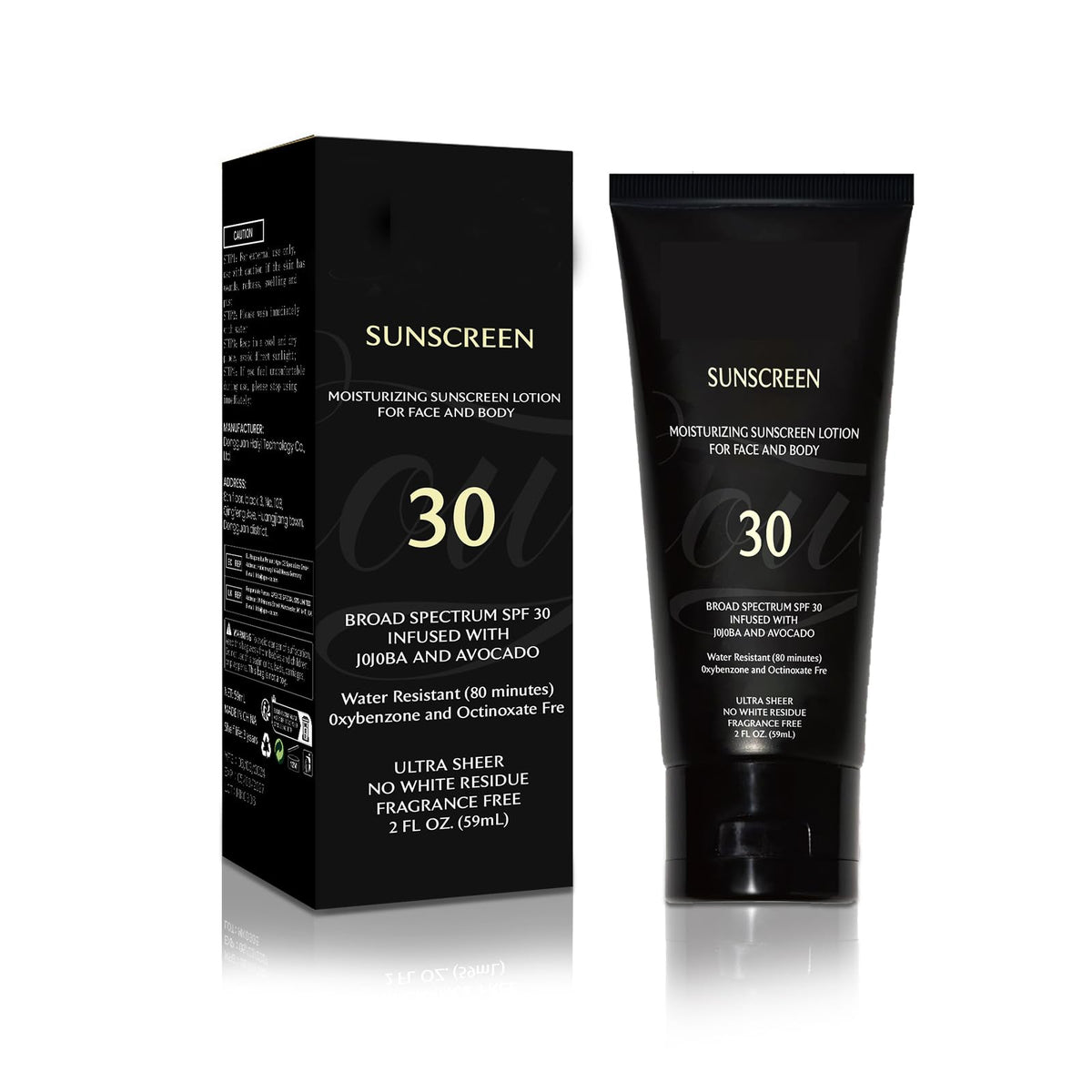 Generic Sunscreen Black Girl bottle front shows SPF 30 protection for melanin-rich skin