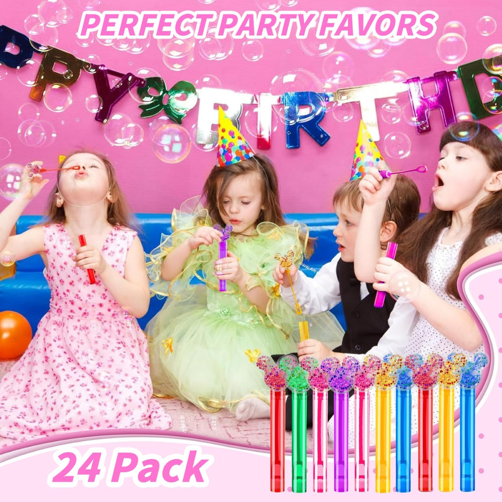 Generic Valentines and Easter gifts paired with bubble wand fun.