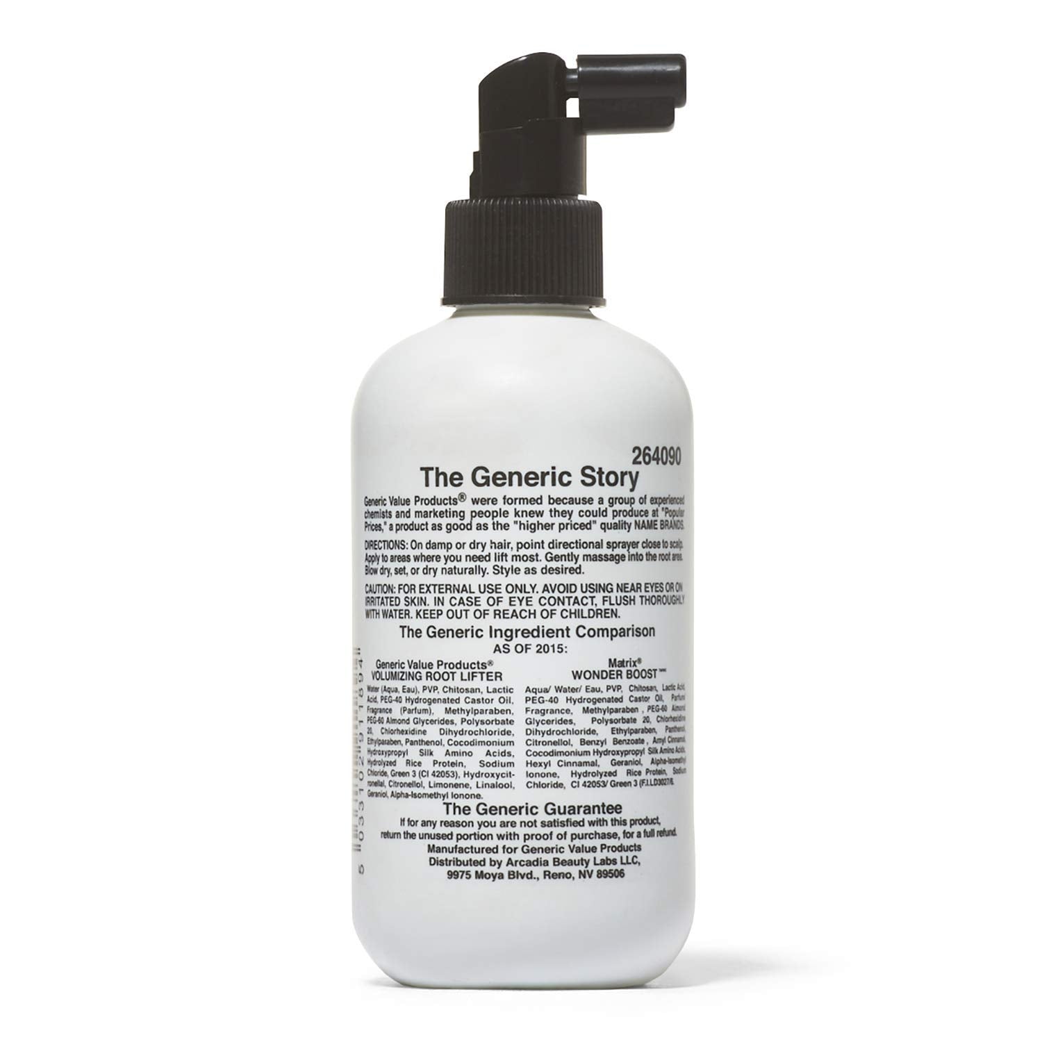 Generic Value Products Volumizing Root Lifter compact bottle adds lasting volume and humidity resistance