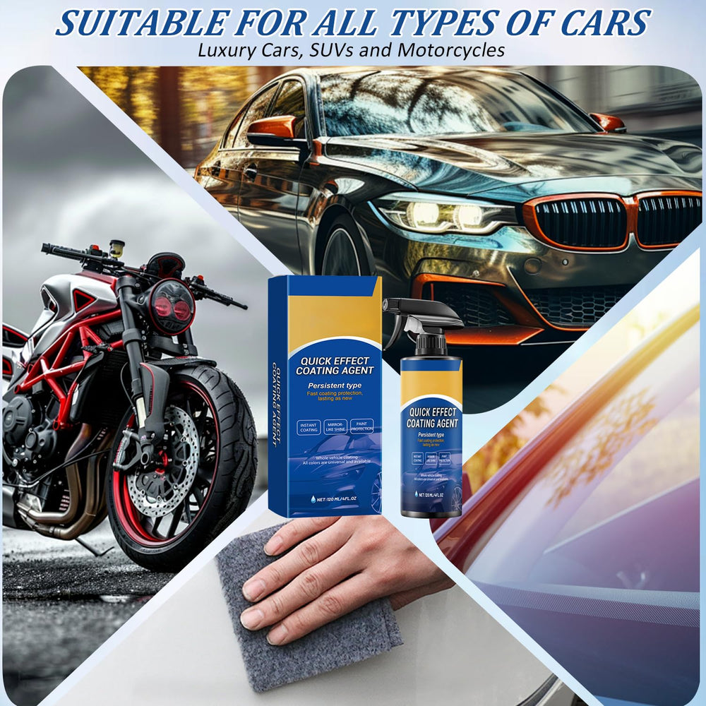 Generic glass cleaner helps visibility with a streak-free finish.