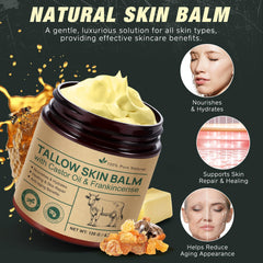 Generic Whipped tallow honey balm with castor oil for quick absorption
