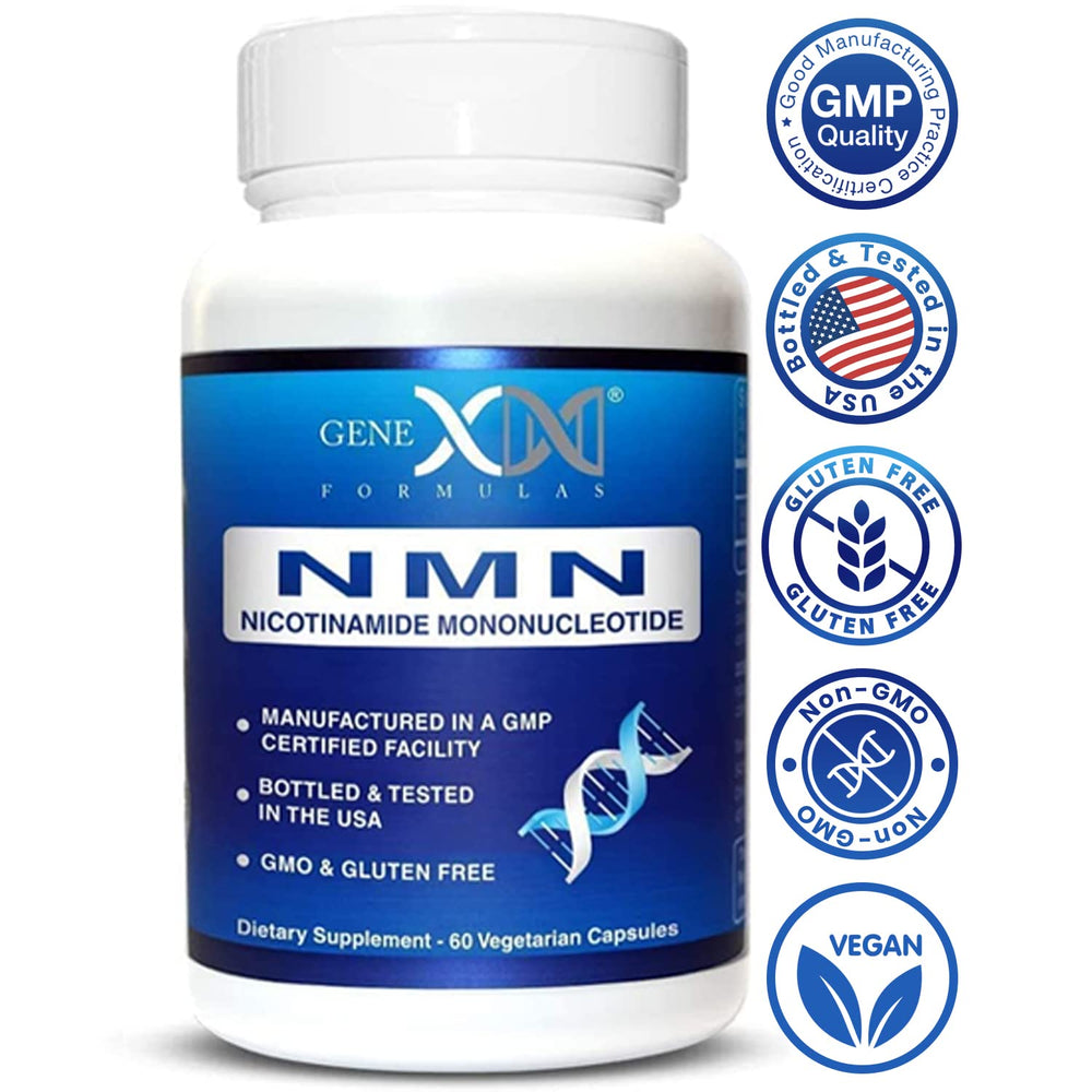 Genex NMN label detail with essential information.