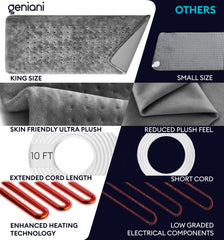 Geniani three-heat control for customizable comfort