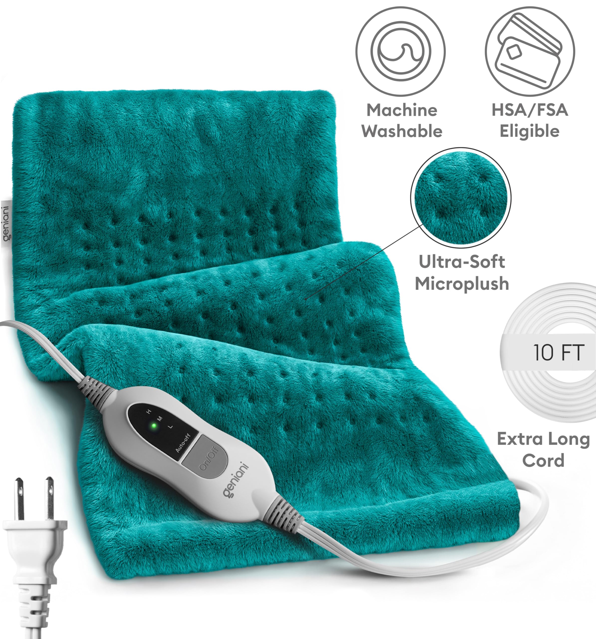 GENIANI moist heat option for deeper soothing