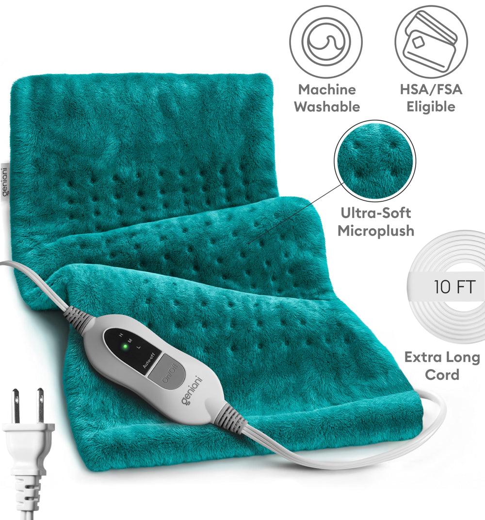GENIANI moist heat option for deeper soothing