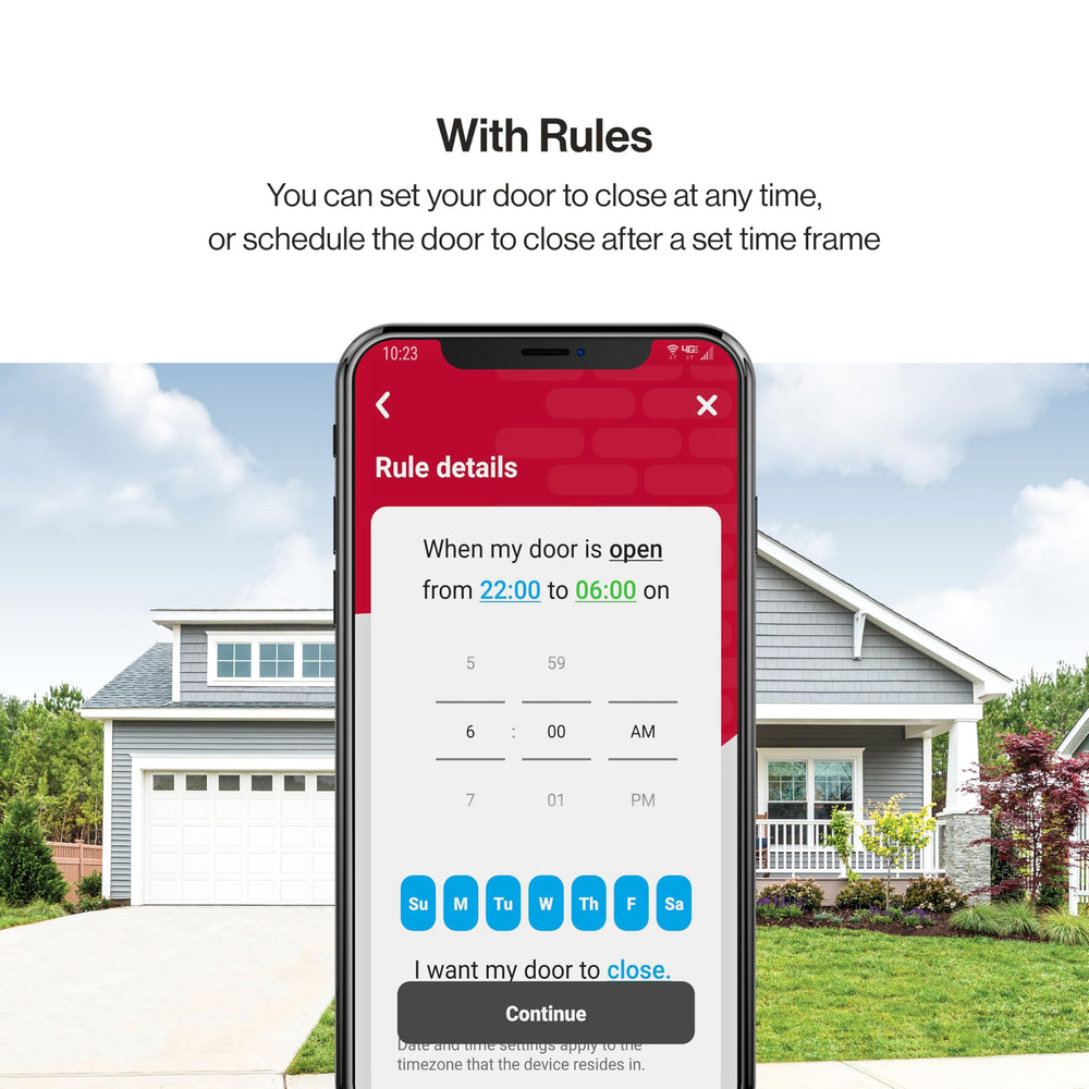 Genie Aladdin Connect with Alexa and Google Assistant for voice control
