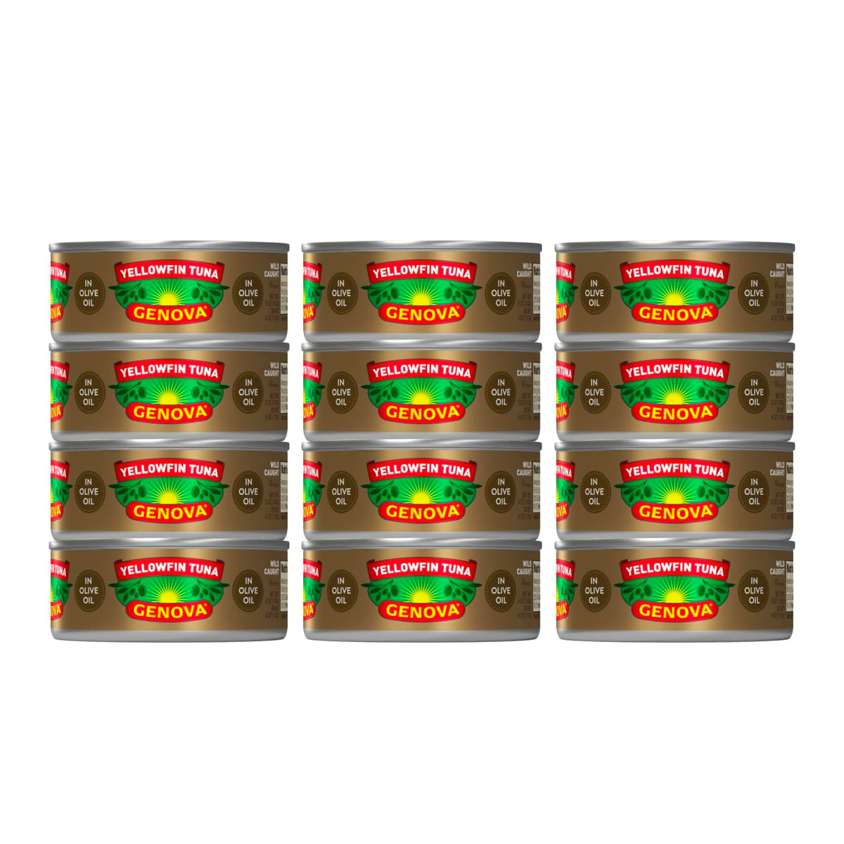Genova premium yellowfin tuna in olive oil can, rich flavor for quick, satisfying meals.