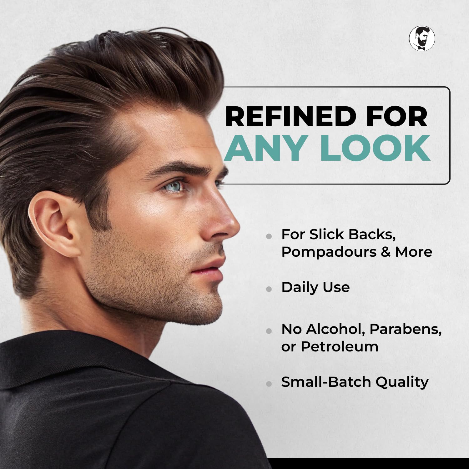 Gentlemen Republic Refined Gel suitable for all hair types.