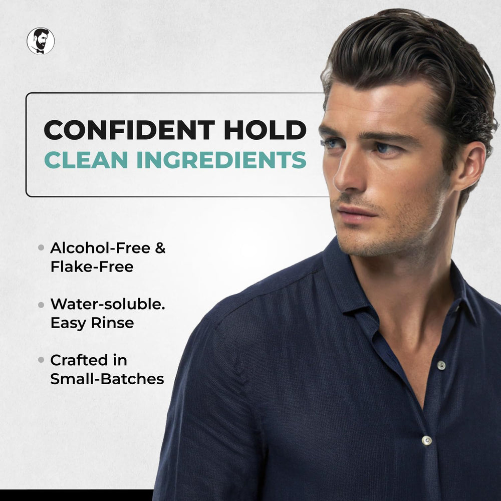 Gentlemen Republic Refined Gel bottle with 32oz capacity supports extended styling sessions.