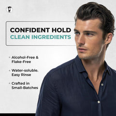 Gentlemen Republic Refined Gel bottle with 32oz capacity supports extended styling sessions.